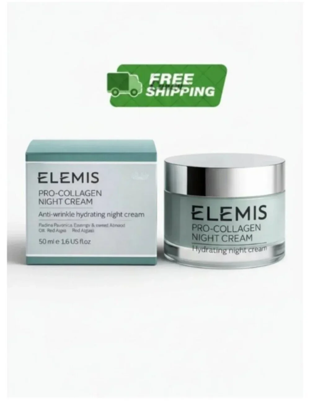 ELEMIS Pro-Collagen Night Cream 50ml Anti-Wrinkle Hydrating Luxury Skincare NIB